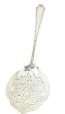 Antique Durgin Fairfax Sterling Silver Pierced CUCUMBER SERVER 6 5/8 " NO MONO