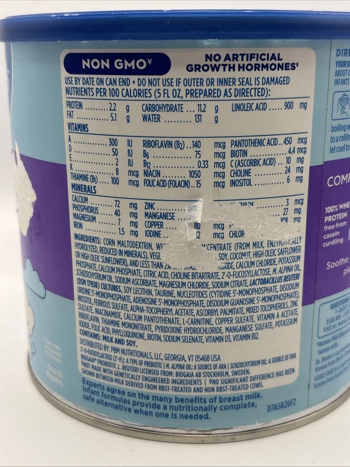 Dr Brown's Good Start Soothe Pro con probióticos fórmula para bebés en polvo, 19,4 oz Foto 2 de 4