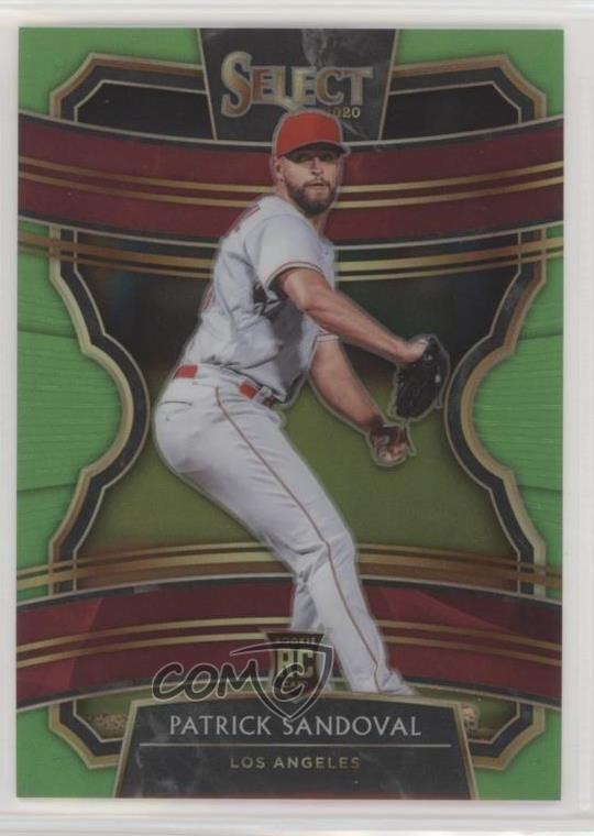 2020 Panini Select Neon Green Prizm 15/99 Patrick Sandoval #39 Rookie RC 0e5c