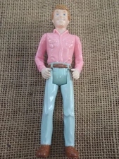 Playskool Dollhouse Brunette Father Dad Man Male  Blue Pink Doll Figure
