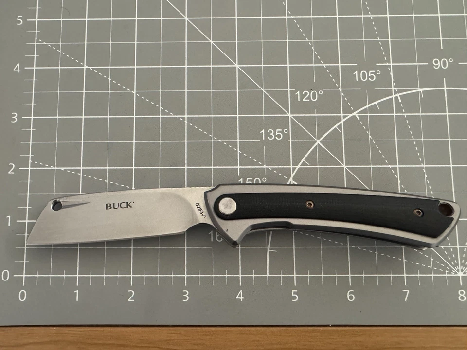 Cuchillo BUCK 0263 'HiLine' G10/Mango de Aluminio 3.22" D2 Hoja Cuchilla FrameLock Foto 4 de 4