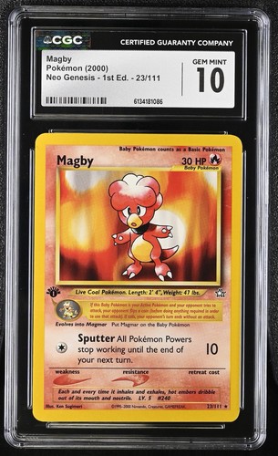 Magby (1st Edition) graded CGC 10 for sale on eBay