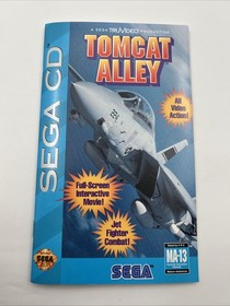 Tomcat Alley (Sega CD, 1994) CIB Complete w/ Manual & Reg Card