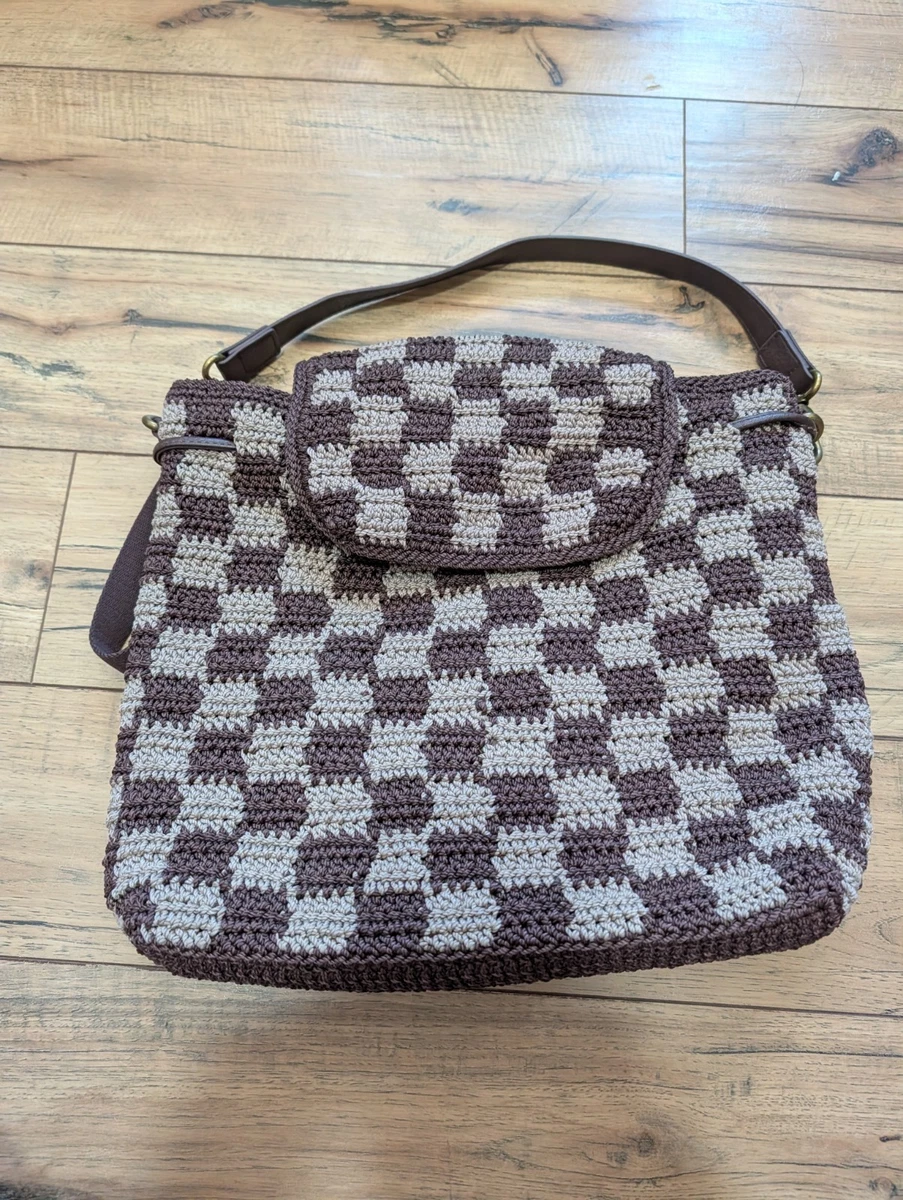 Polyester Exterior Shoulder Bag Checkered Bags & Handbags for