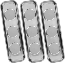Magnetic Parts Tray 3pc,for Socket Screw Nuts Bolts Metal Parts,Extra Strong... 