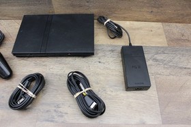 PlayStation 2 Slim Console W/Cords & One Controller PS2 Model SCPH-77001 TESTED