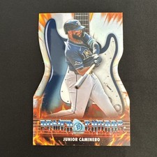 2026 Bowman Baseball Junior Caminero Power Chords Refractor Die Cut No.PC-23