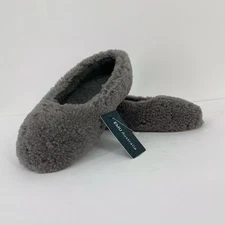 New EMU Australia Mira Merino  Wool Inside and Out  Ballet Slipper, Grey 6