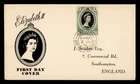DR WHO 1953 BRITISH HONDURAS FDC QEII CORONATION R56896