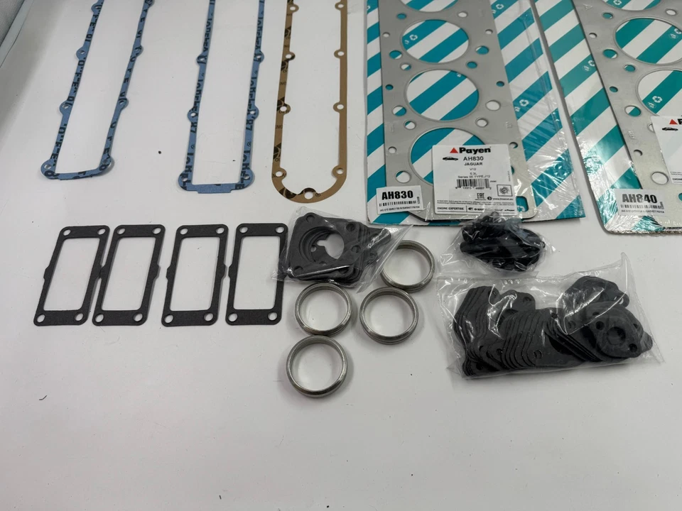 EARLY JAG V12 PRE-HE XJ12 S1 ETYPE S3 CARBED HEAD GASKET SET WITH PAYEN GASKETS - Image 3 of 4