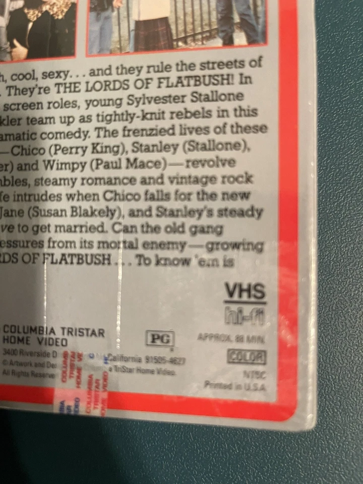 The Lords of Flatbush (VHS)~BRAND NEW SEALED w/Watermarks - Free Ship - Image 4 of 4