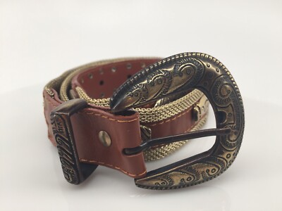 Brown and Gold Belt B3 Concitor Men main image 2