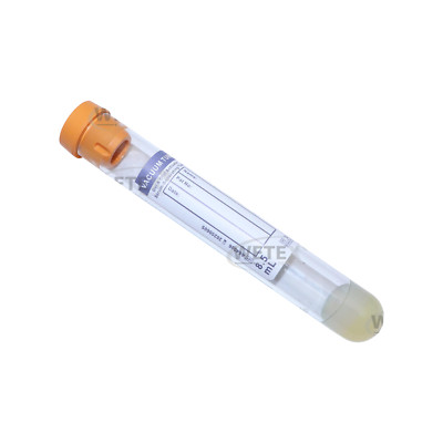 Vacuum Gel Tubes SST, 16 x 100mm, 8.5ml, Yellow Top, Exp 10/28