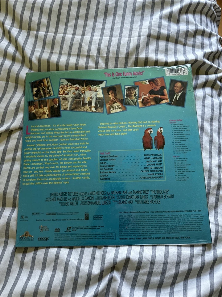 The Birdcage (Laserdisc, 1996) - Imagem 2 de 2