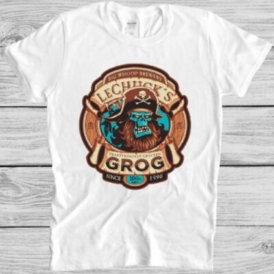 Grog T-Shirt Ghost Pirate Monkey Island Lechuck's Brewery cooles Geschenk Tee 8038