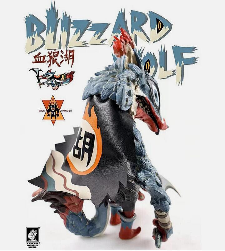 1000TENTACLES Studio Blizzard Wolf Wild Things Limited Edition