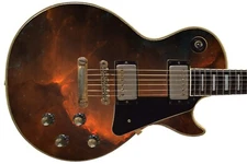 Guitar Skin Axe Wrap Re-skin Electric Bass Reface DIY Wormhole Nebula 1646