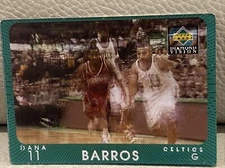 NBA 1997-98 Upper Deck Diamond Vision Lenticular Boston Celtics Dana Barros