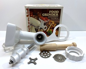 grinder mixer hobart kitchenaid fg meat attachment stand complete