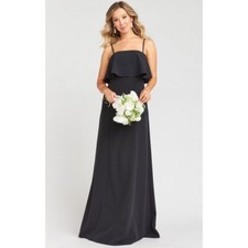 NWT Show me your MuMu Monaco Ruffle Maxi Dress Size Small