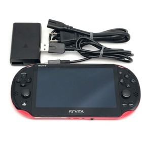 SONY PS Vita PCH-2000 Slim Pink Black LCD Wi-Fi FW:3.67 w/ Charger "Mint"
