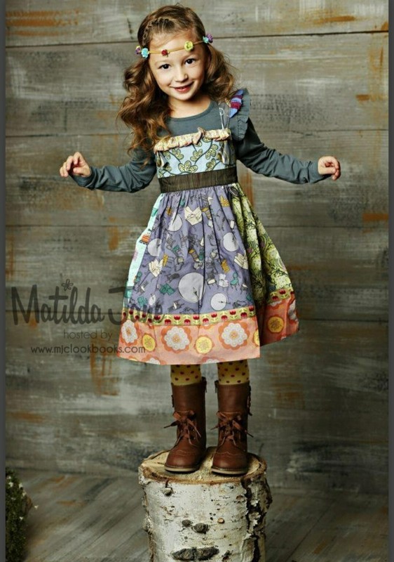 Matilda Jane Character Counts Heart Soul Pride Broadway Knot set girls Size 8