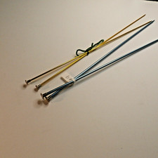 Pairs of Boye Aluminum Single Point 14 Inch Knitting Needles Excellent Condition