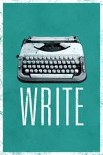 Write Typewriter Typing Writing Literature Retro Vintage Classic Poster 12x18