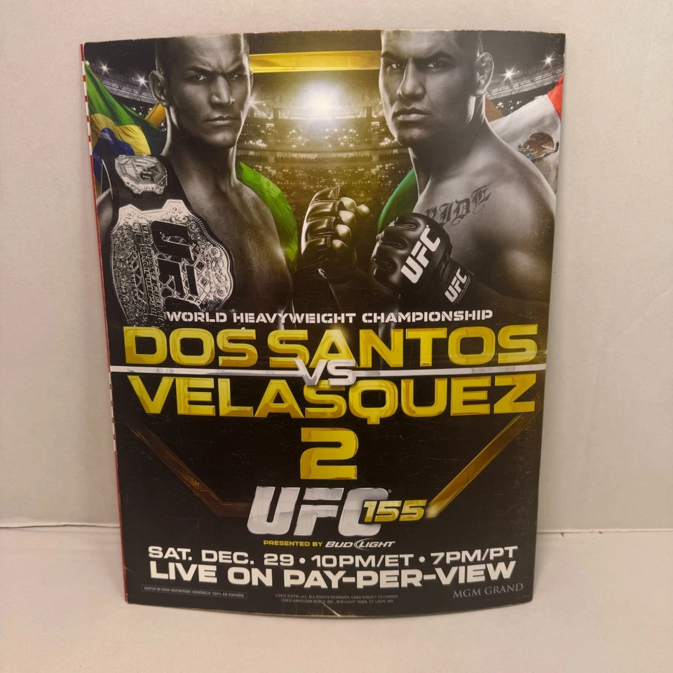 OFFICIAL PROGRAM UFC TEAM NELSON POIRIER VS TEAM MITRIONE PLEASE READ!! - Image 2 of 2