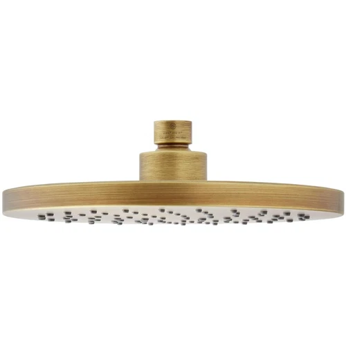 Signature Hardware SHRSB820RGAGBR 8" Wide Modern Round Shower Head-Aged Brass - Picture 4 of 5