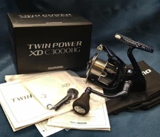 Shimano 21 Twin Power XD C3000HG Spinning Reel  Beautiful item from japan