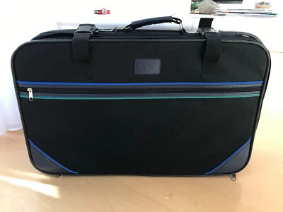 Schwarzer Stoff-Koffer von L&S - Bild 1 von 4