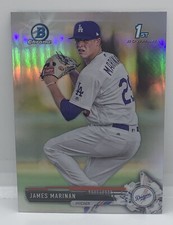 2017 Bowman Chrome James Marinan Dodgers BDC-169 1st Prospect Refractor