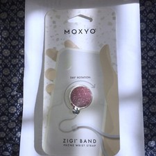 MOXYO - Zigi Band - Universal Cell Phone Lanyard Wrist Strap - Rose Gold Glitter