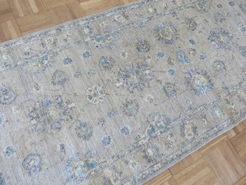 2'6 x 10 Runner Hand Knotted Beige Peshawar Oriental Rug G14363 - Picture 5 of 12