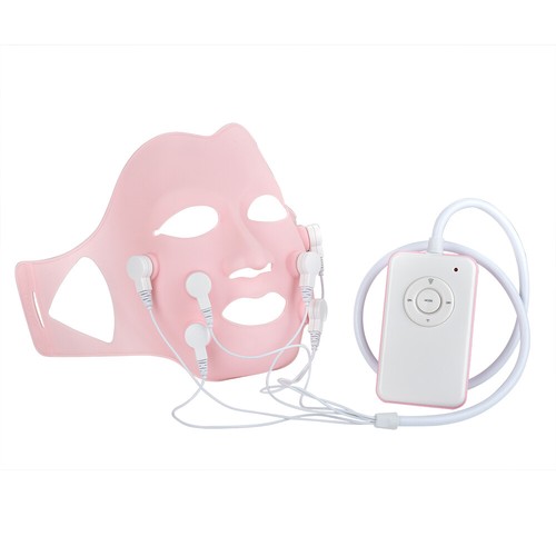 Red LED Light Photon Therapy Vibration Soft Gel Face Mask Massager Anti Wrinkles - Picture 8 of 9