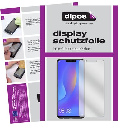 2x Schutzfolie für Huawei P Smart Plus klar Displayschutzfolie Display Schutz
