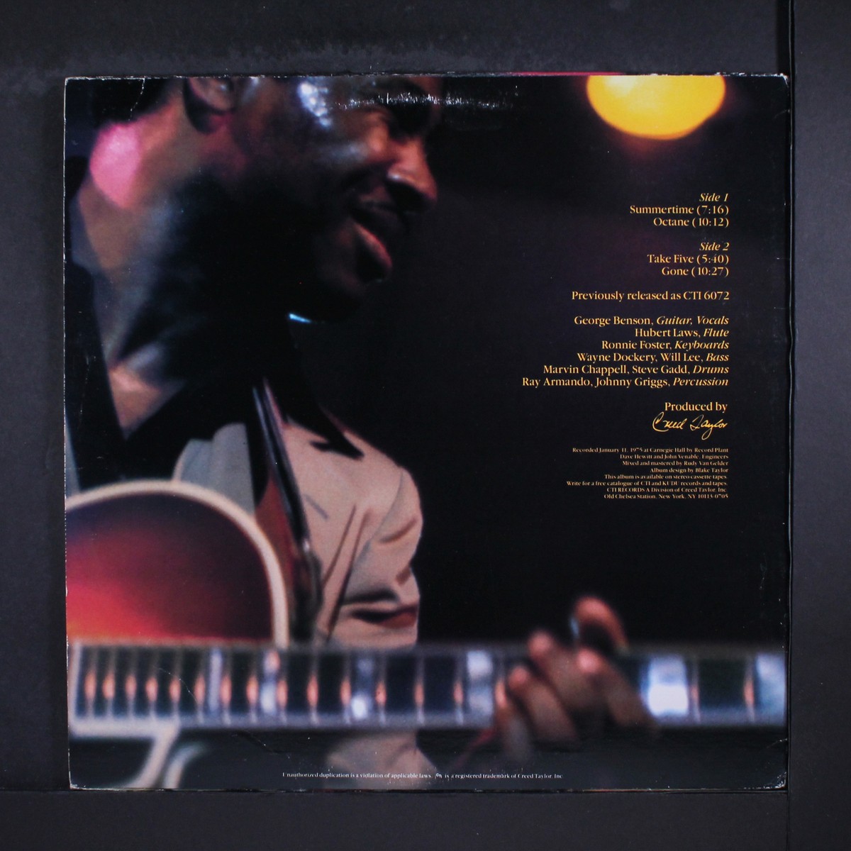 ジョージ・ベンソン George Benson / ジョージ・ベンソン「COLLABORATION