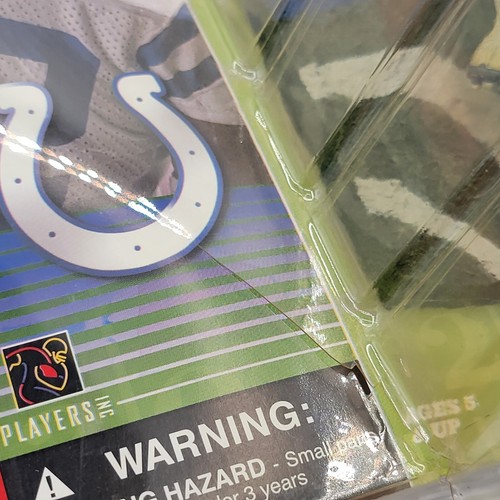 McFarlane Edgerrin James Colts Series 1 Action Figure White Dirty Jersey Variant - Picture 11 of 14