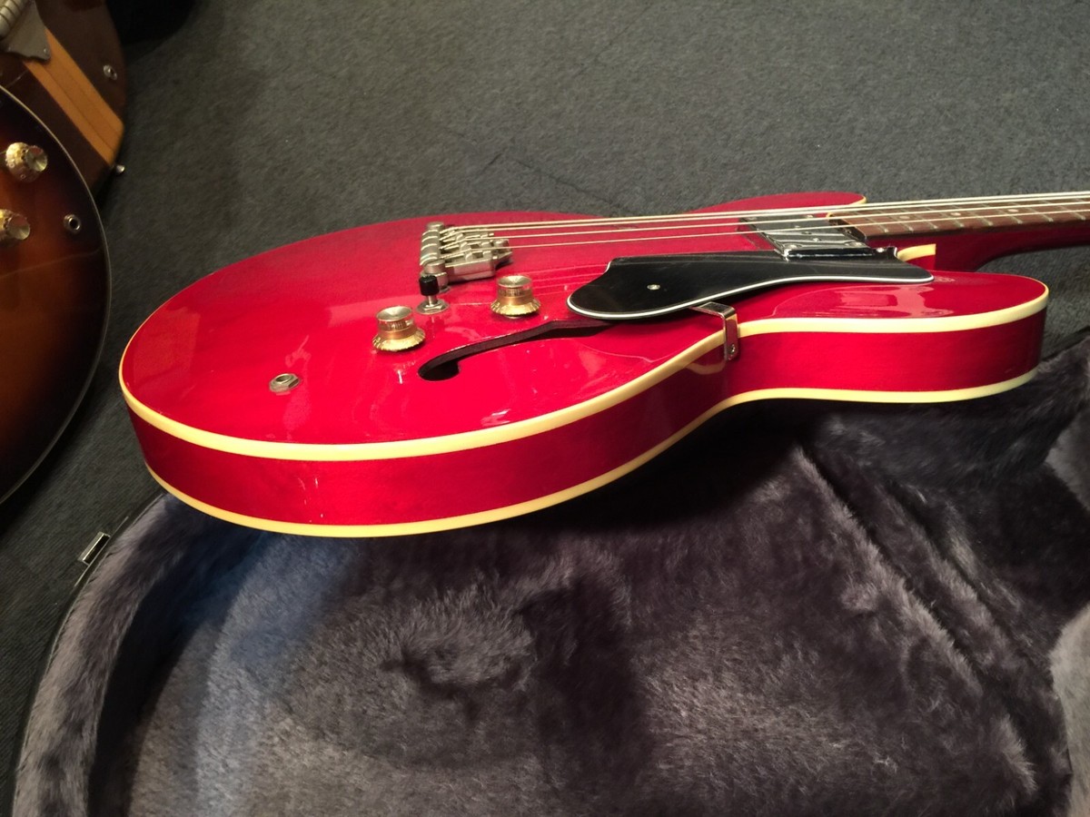 No.031422 RARE Epiphone JAPAN EB-Ⅱ EB2 RED EX+ | eBay