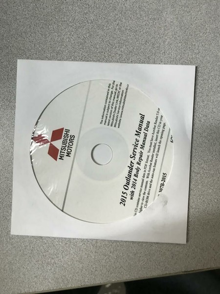 2015 Mitsubishi Outlander Service Reparatur Werkstatt Handbuch OEM CD-image