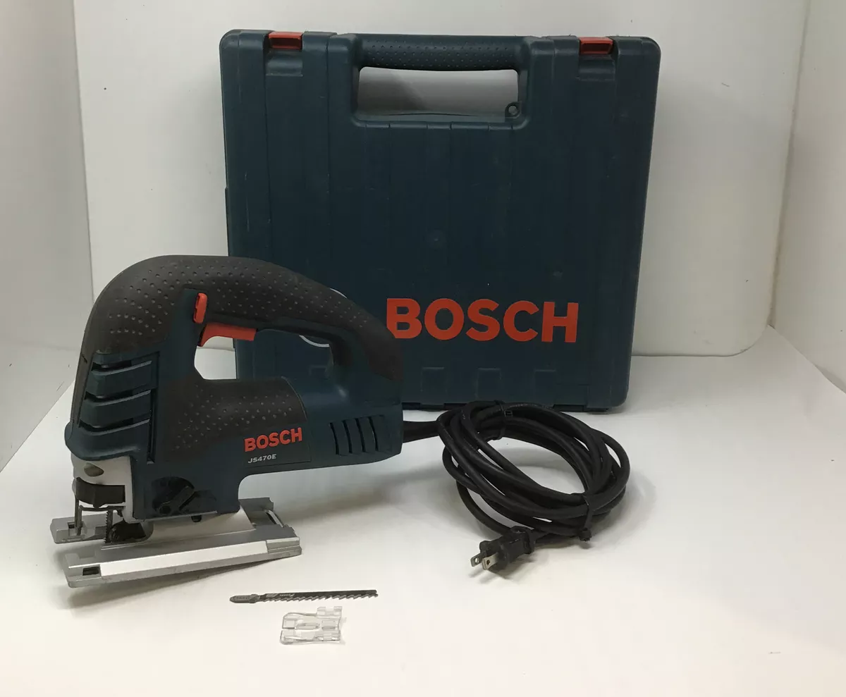 Bosch JS470E Top Handle Jig Saw In Case Carpentry Woodworker Tested Free Ship