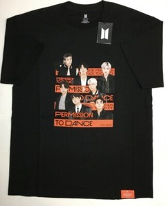 新品未使用タグ付き！BTS PERMISSION TO DANCE Tシャツ M BTS Permission To Dance (PTD) On Stage Merch - Photo L/S T-Shirt