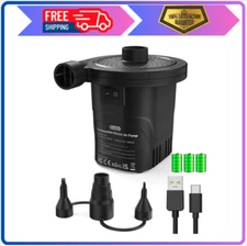 Dr.meter Air Pump – Rechargeable 4000mAh for Pools, Boats, Airbeds