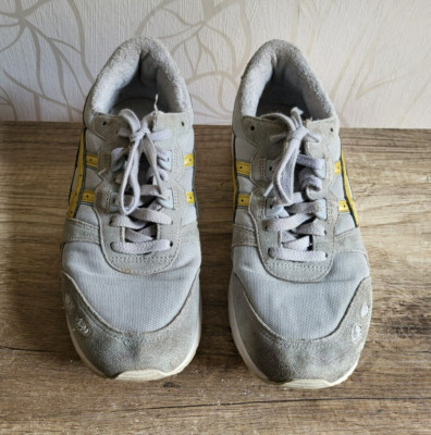 Asics Gel-Lyte H7MUK Schuhe Sneaker Grau Gold Gefüttert Gr. 40