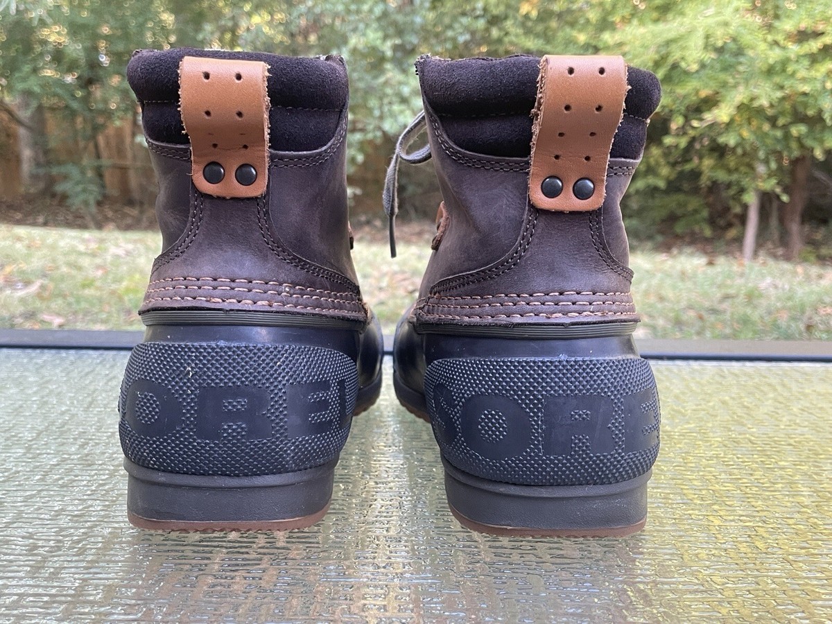 Sorel Men\'s Ankeny Leather Rubber‎ Waterproof  NM2101-010 Lace Up Boot Size 9 Sorel Ankeny Men main image 3