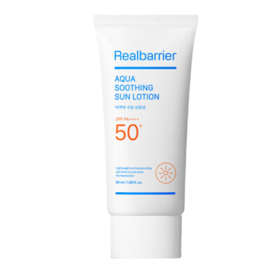 [REAL BARRIER] Aqua Soothing Sun Lotion - 50ml (SPF50+ PA++++)