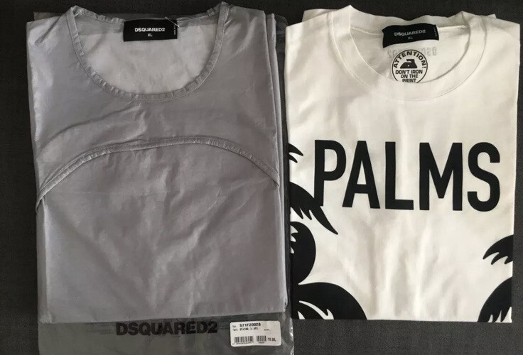 £460 Dsquared2 Runway Collection 2-Piece Vest T-shirt IT52 image 6