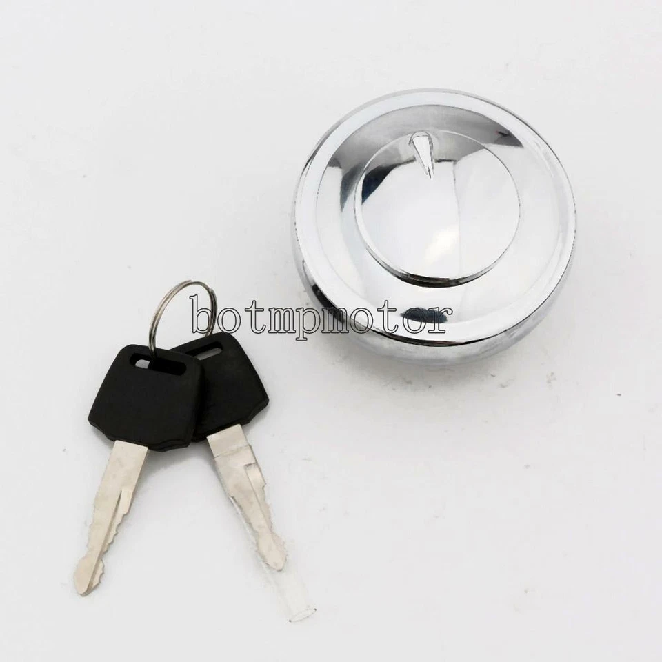 Fuel Gas Tank Cap Cover W/ Keys for Yamaha V Star 650 XVS650A Classic 1998-2017 — 第 2/4 张图片