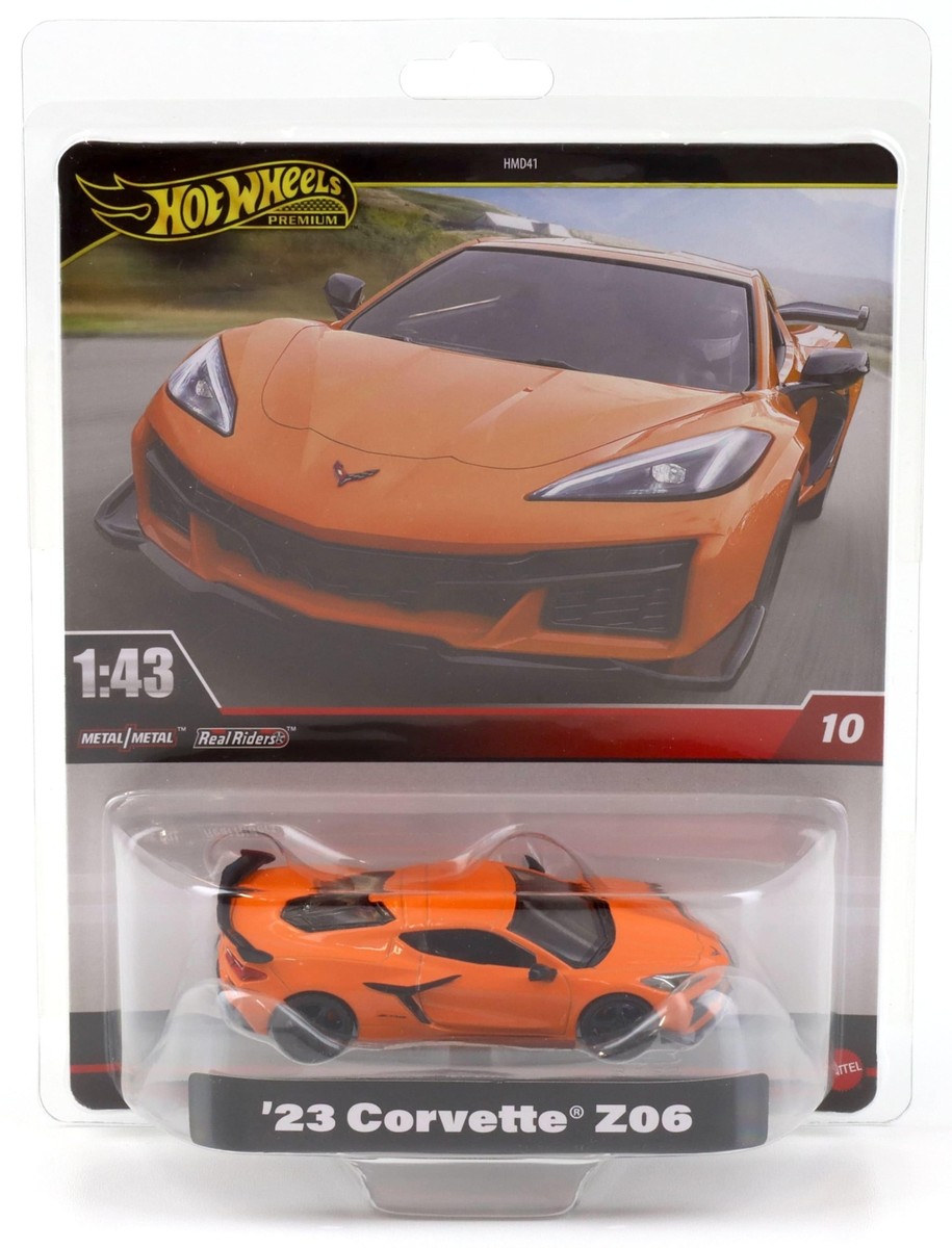 1:43 Hot Wheels Premium 2024 Real Riders 2023 Chevrolet C8